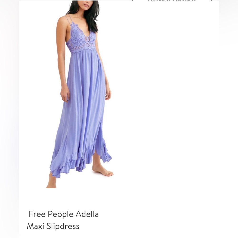 Free People Adella Maxi Slip dress
